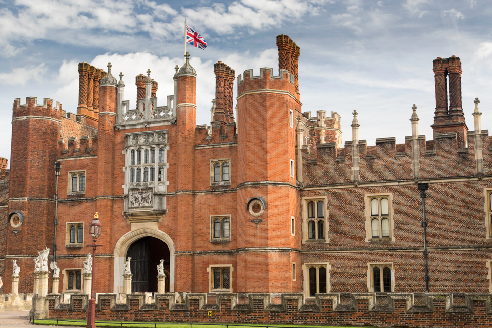 Hampton Court Palace in London, England