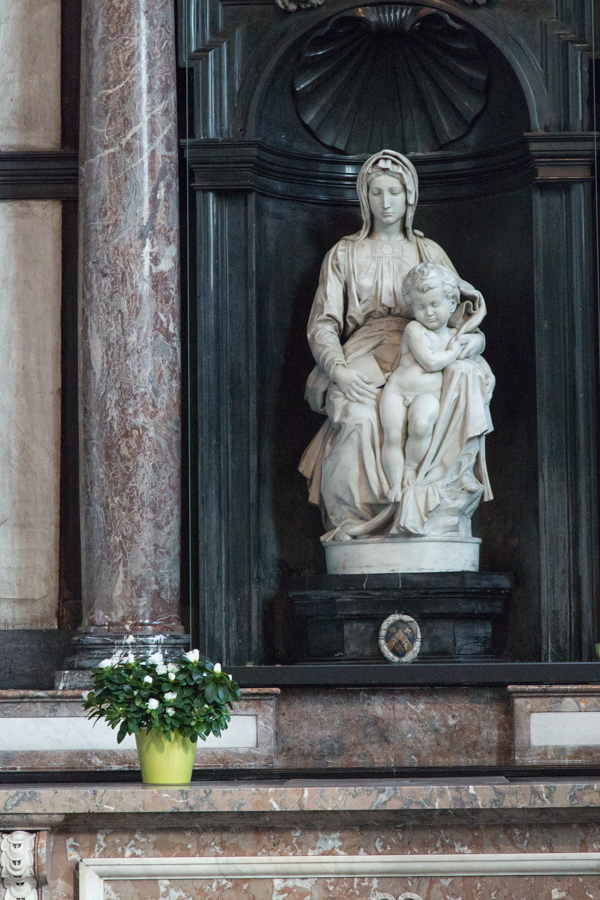 Madonna and Child in Bruges, Belgium