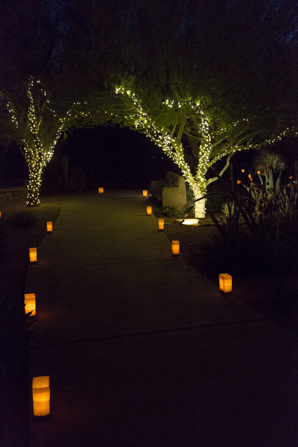 Luminarias in Phoenix, Arizona