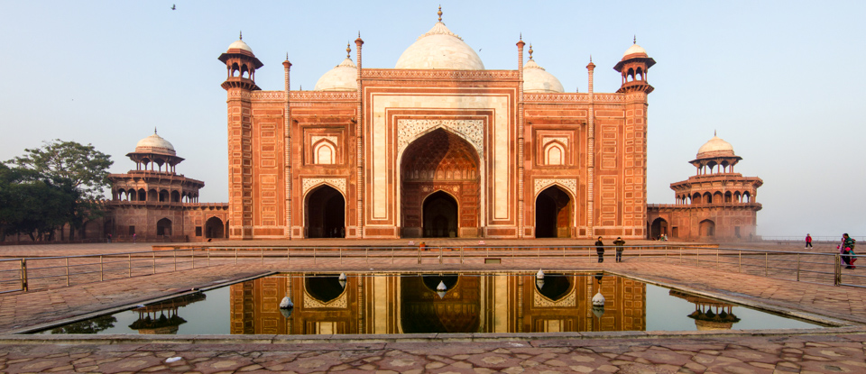 Taj Mahal Mosque in Agra, India