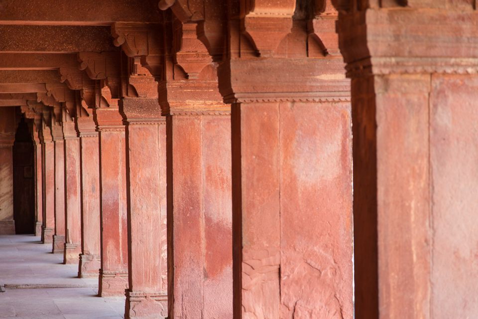 Sandstone Support in Fatehpur Sikri, India