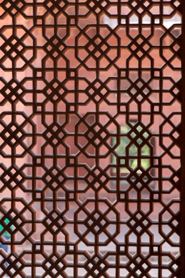 Stone Lattice in Fatehpur Sikri, India