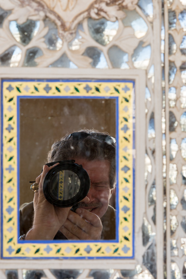 In the Mirror in Jaipur, India