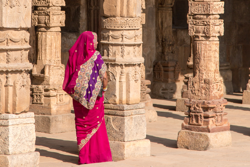 Tourist in Delhi, India