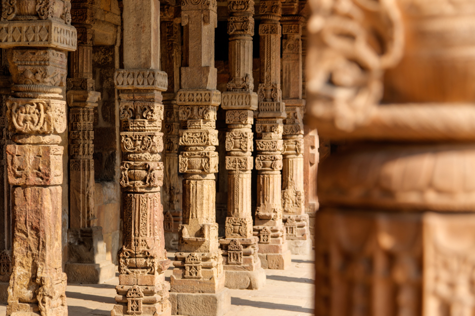 Old Pillers in Delhi, India