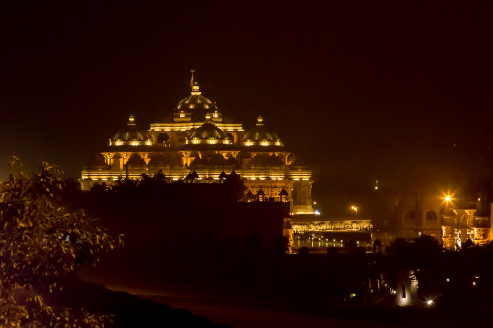Akshardham temple in Delhi, India