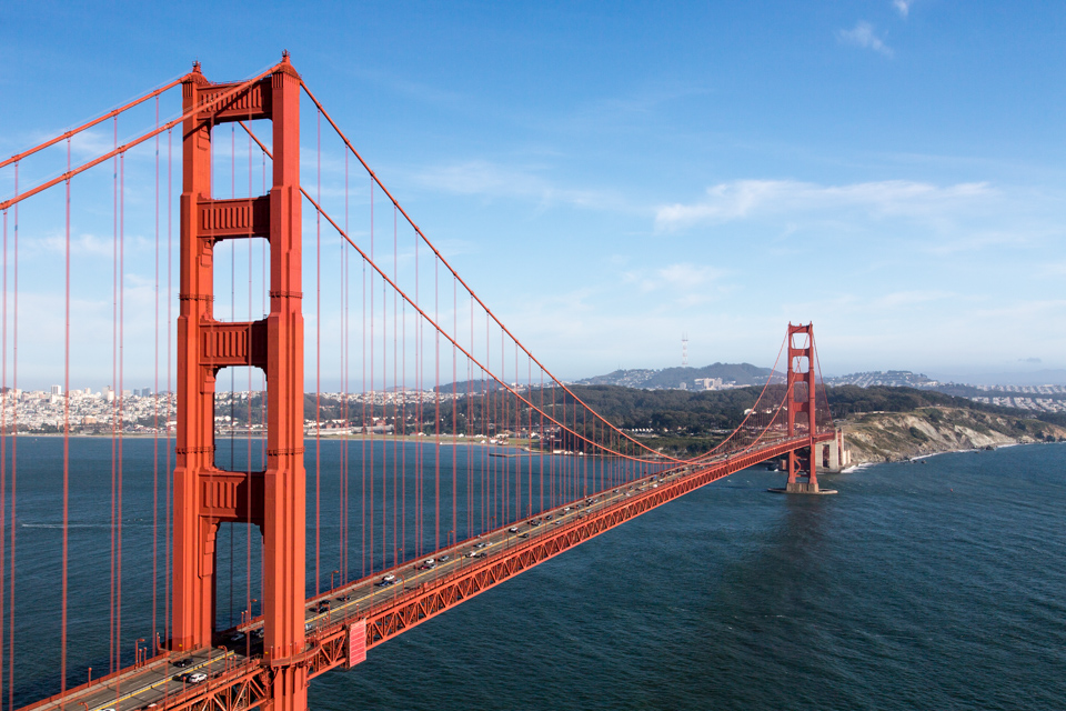 Golden Gate Bridge in San Francisco, California