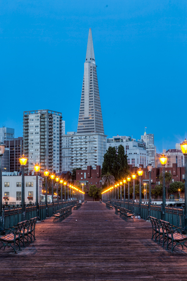 The View from Pier 7 in San Francisco, California