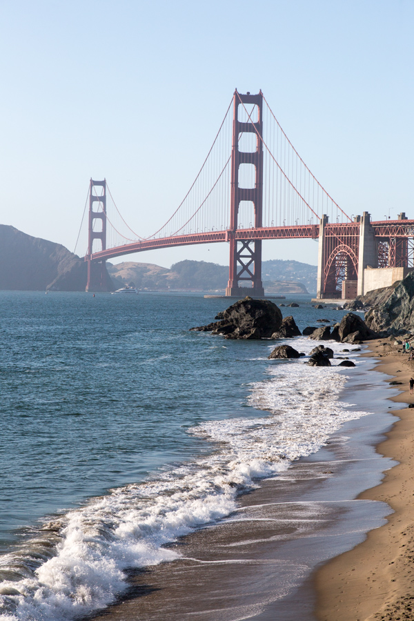 From Marshall Beach in San Francisco, California