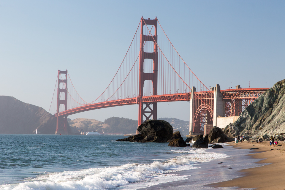 Golden Gate Bridge in San Francisco, California