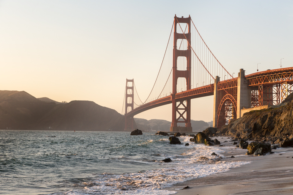 Golden Sun in San Francisco, California