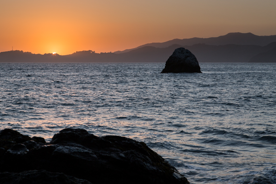 Cool Sunset in San Francisco, California