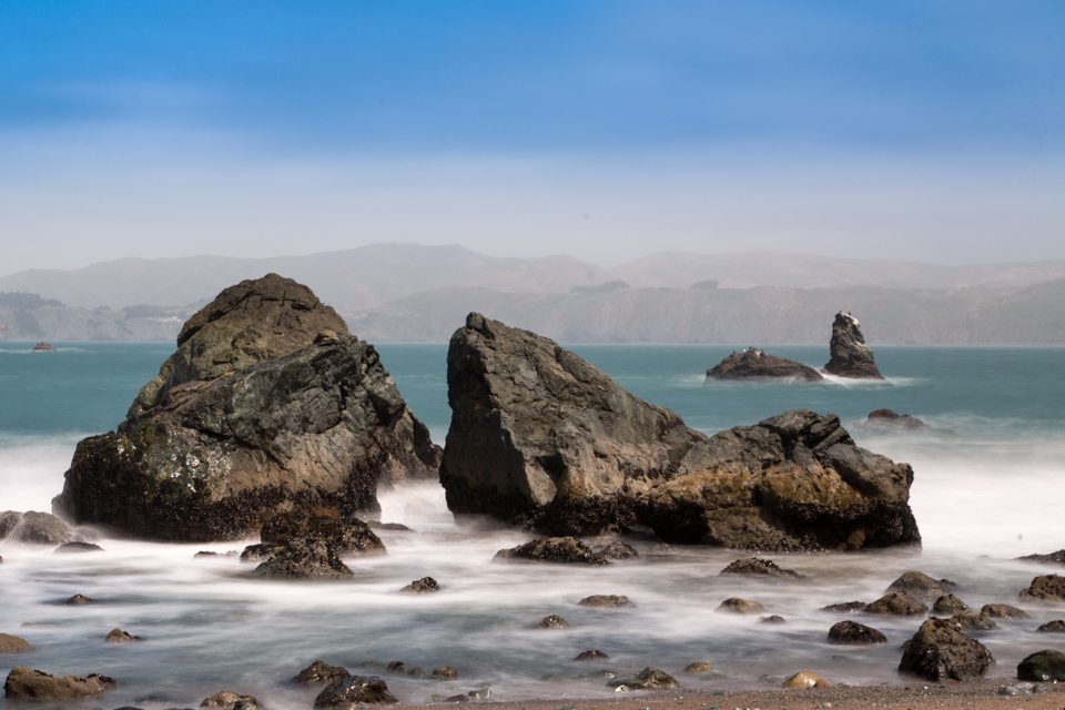 Ocean Rocks in San Francisco, California