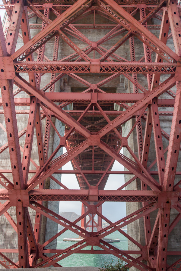 Underside in San Francisco, California