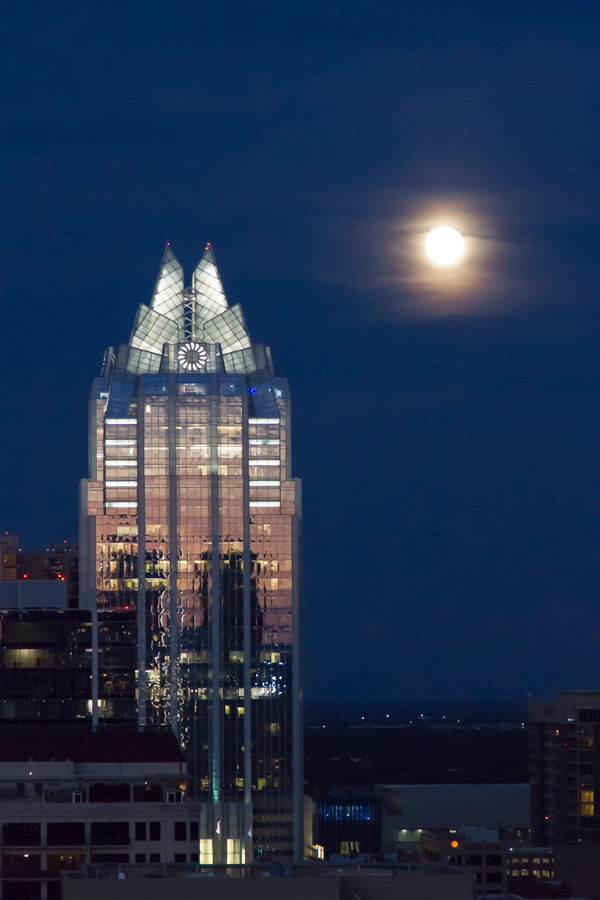 Moon in Austin in Austin, Texas