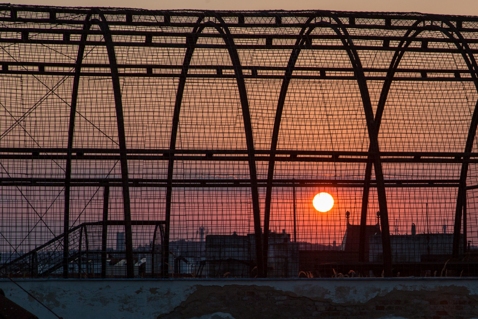 Aviary Sunset in Prague, Czech Republic