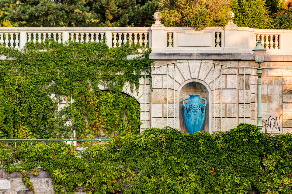 Park Vase in Vienna, Austria