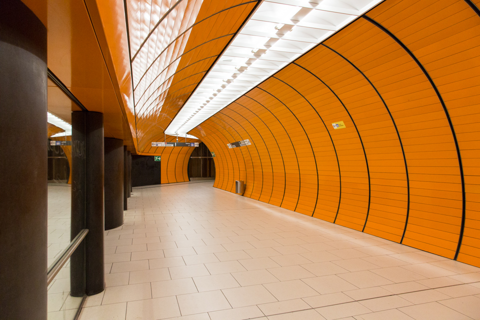 Subway Tunnel in Munich, Germany