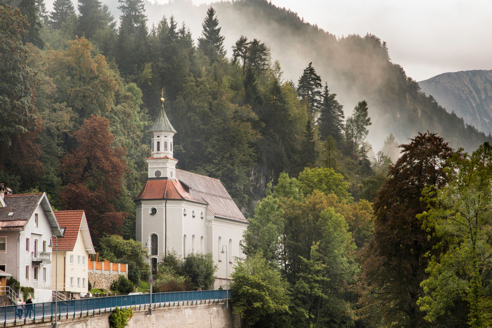 Mountain Church in Fussen, Germany