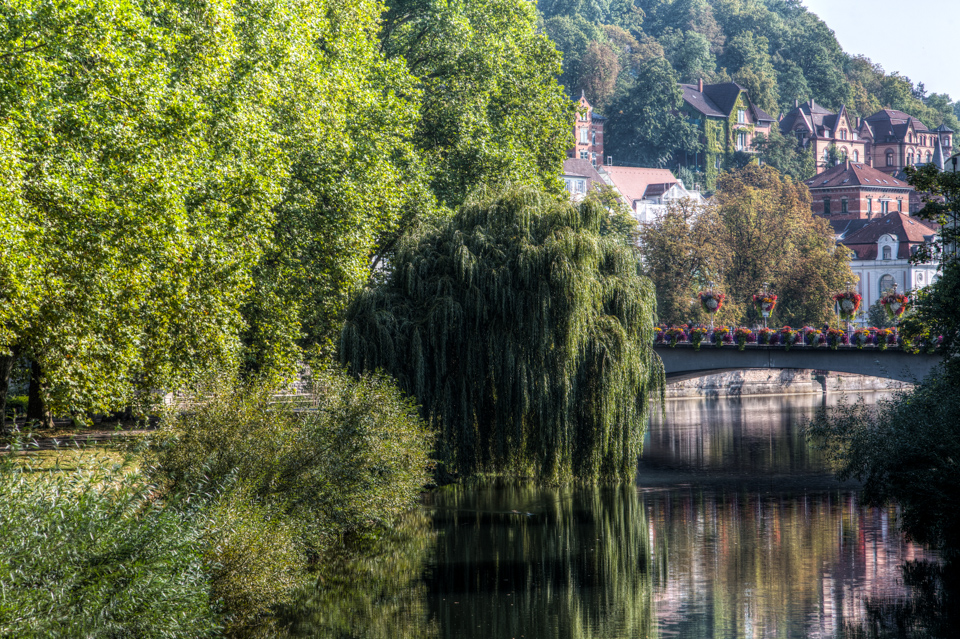 Neckar River in Tubingen, Germany