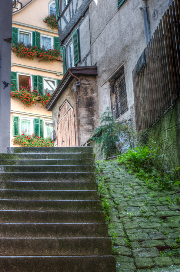 Alley Stairs in Tubingen, Germany