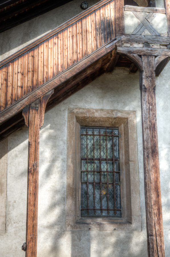 Wood Stairs in Tubingen, Germany
