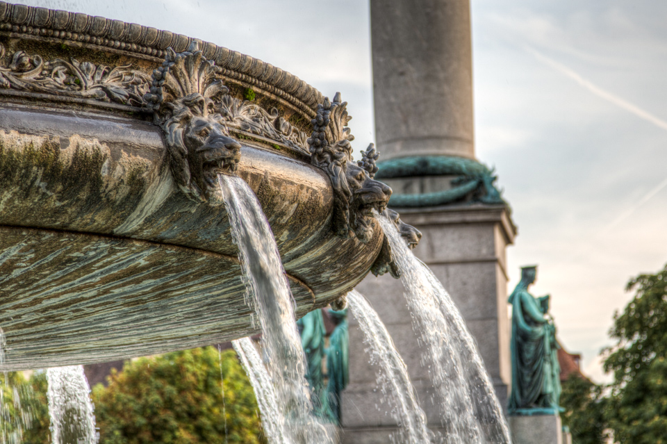 Lion Water in Stuttgart, Germany