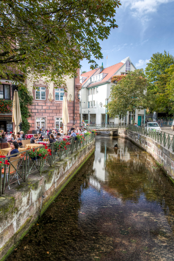 On the Canal  in Freiburg, Germany