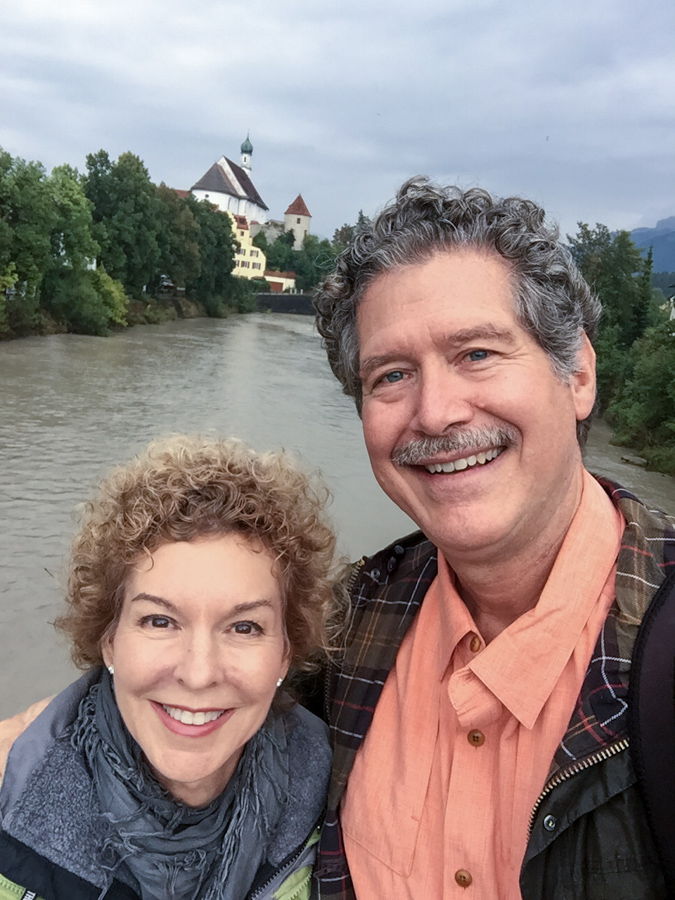 River Selfie in Fussen, Germany