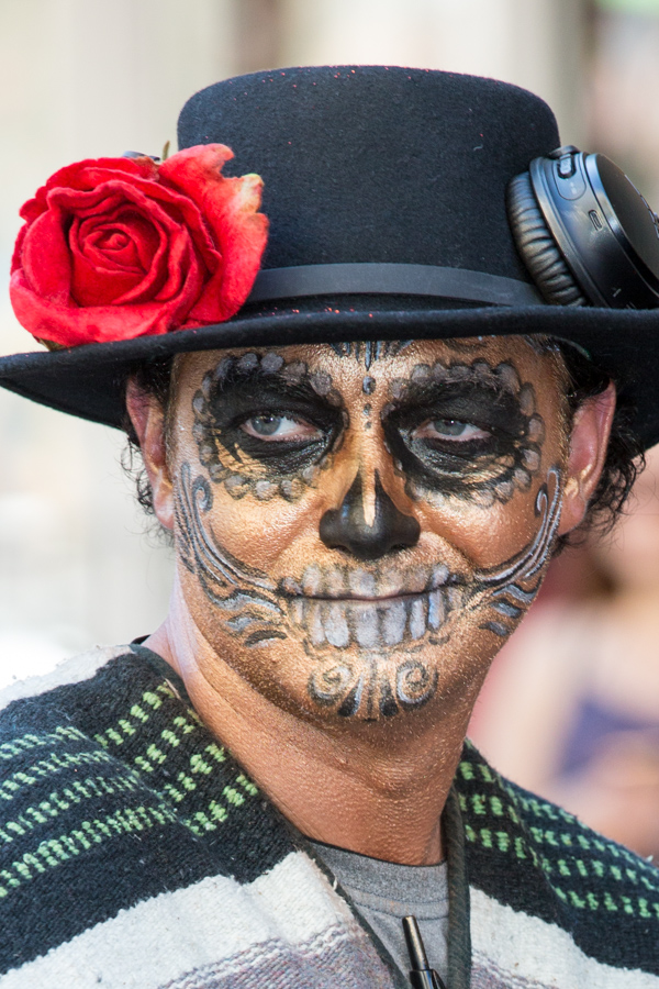 Metallic Face in Austin, Texas