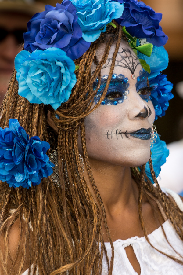 Blue Girl in Austin, Texas