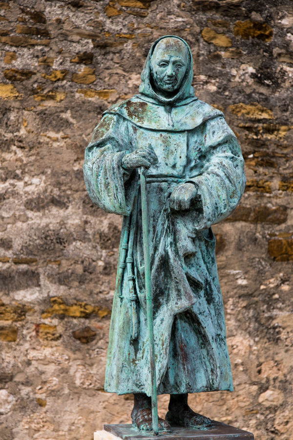 Father Antonio Margil de Jesus in San Antonio, Texas