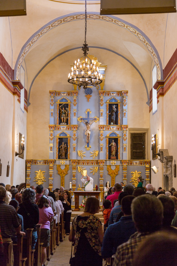 Church Service in San Antonio, Texas