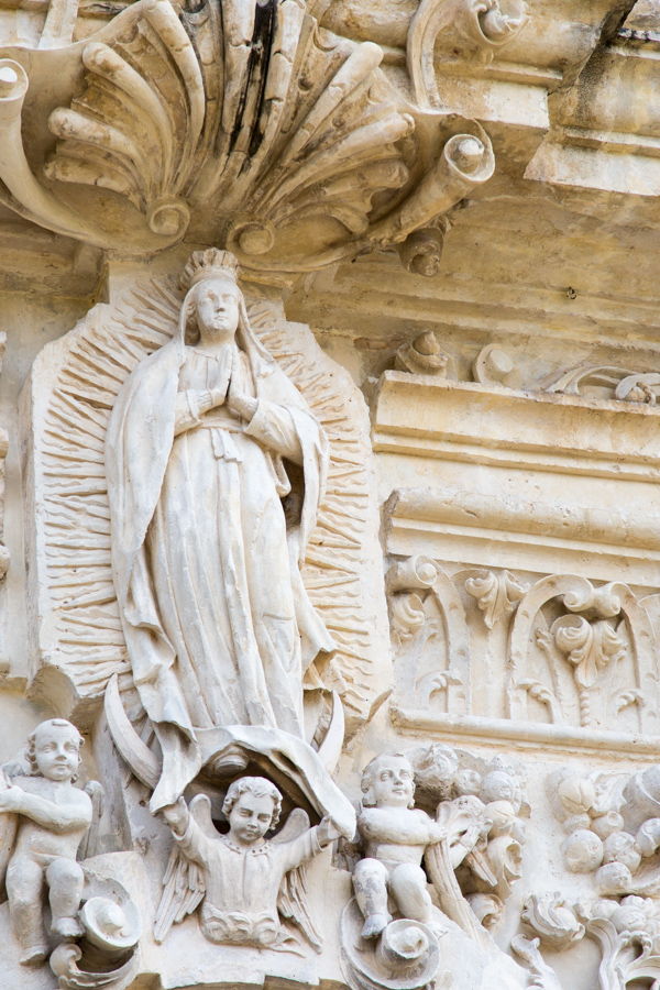 Limestone Figures in San Antonio, Texas