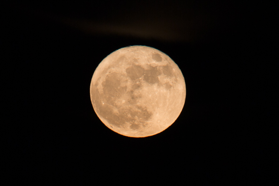 Full Moon in Austin, Texas