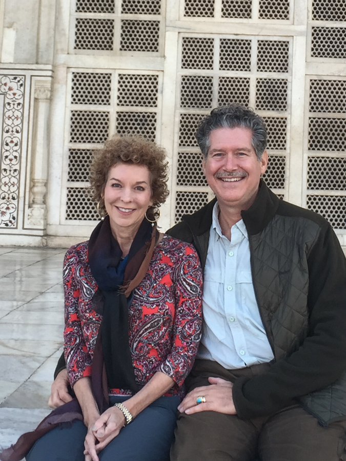 Happy Tourists in Agra, India