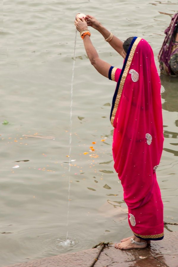 Puja  in Varanasi, India