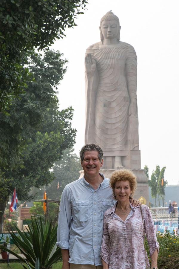 Giant Buddha in Varanasi, India