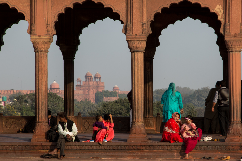Red Fort View in Delhi, India