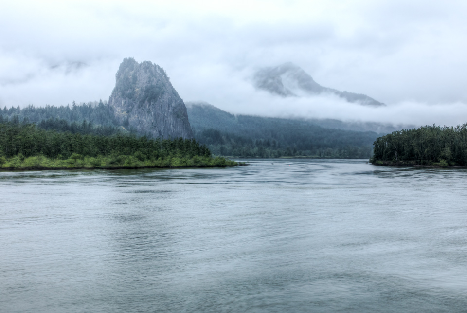 Beacon Rock in Portland, Oregon