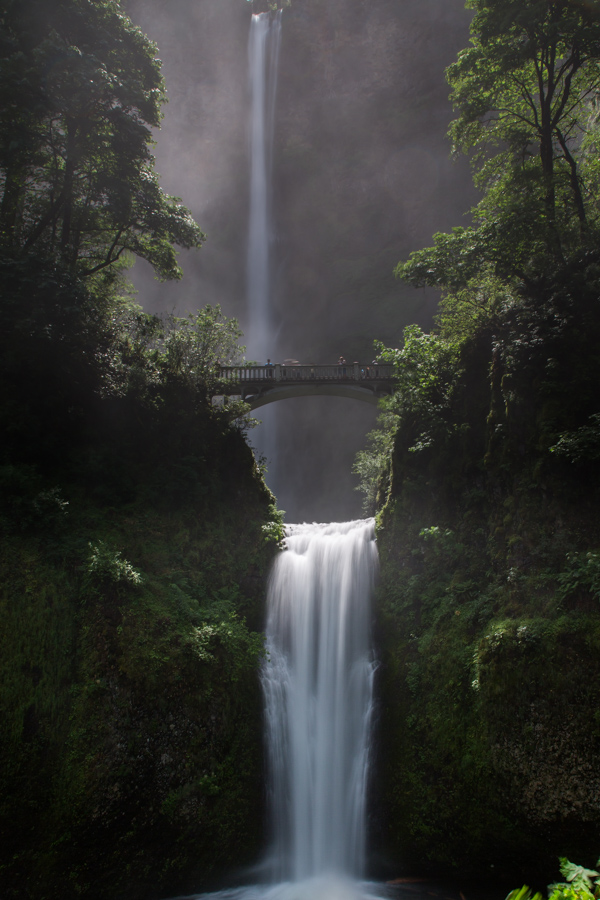 Long Waterfall in Portland, Oregon