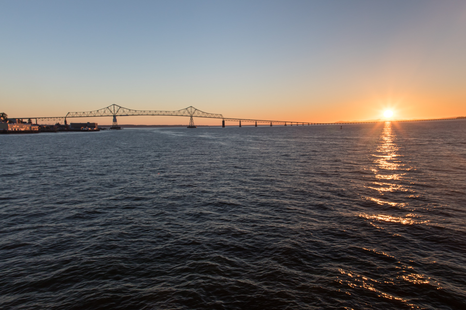 Sunset in Astoria in Astoria, Oregon