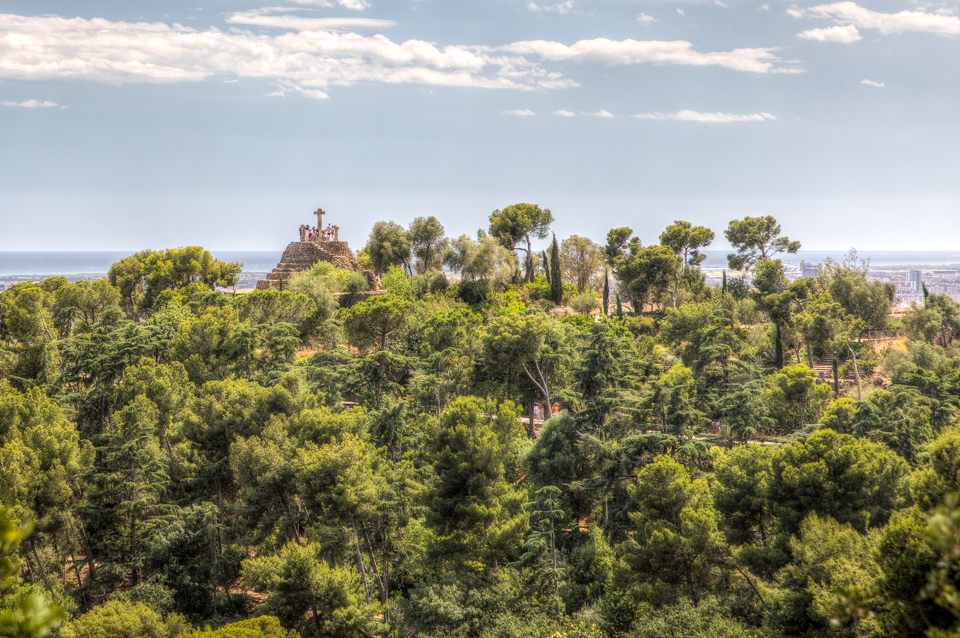 Hill of Calvary in Barcelona, Spain