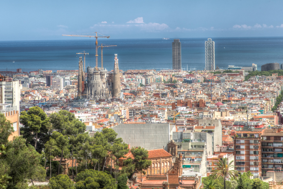 Big Cranes  in Barcelona, Spain
