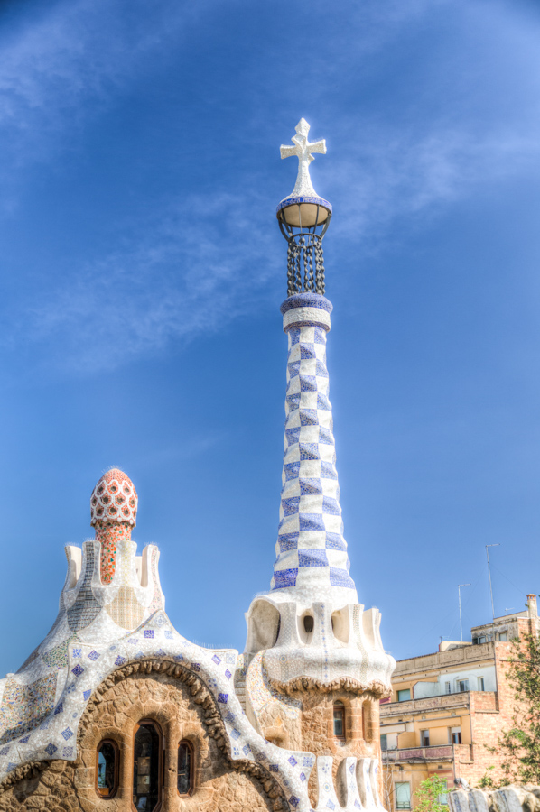 White Cross in Barcelona, Spain