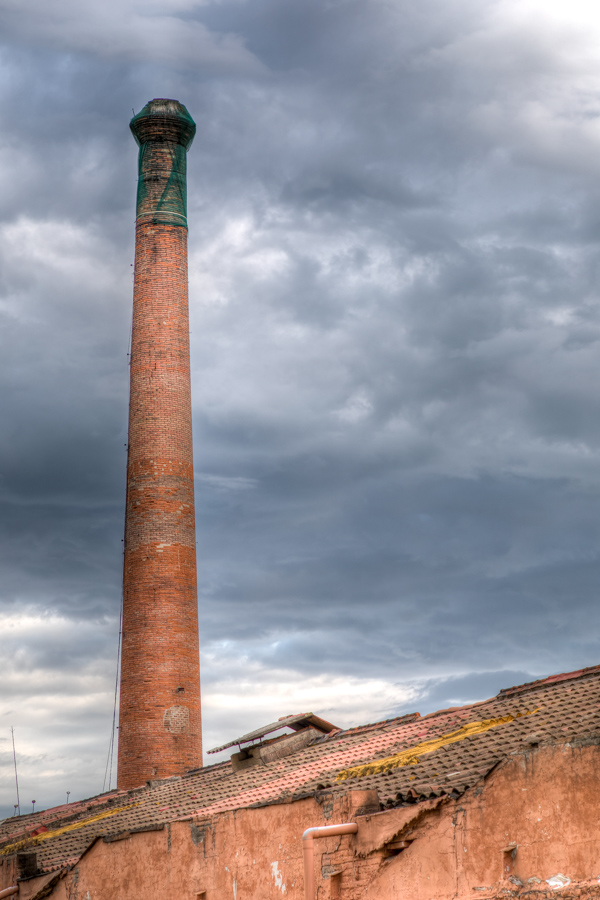 Old Factory in Barcelona, Spain