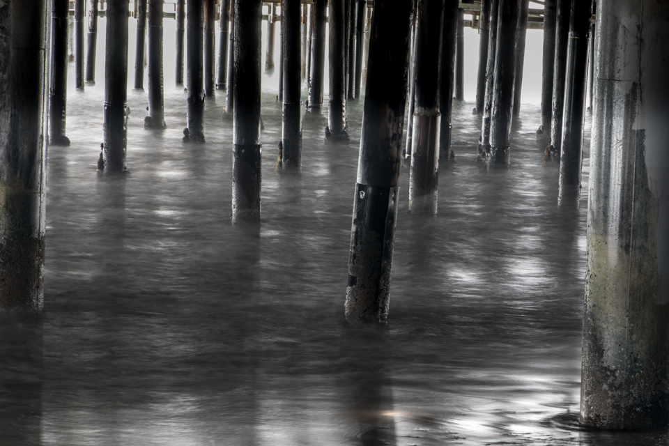 Under the Pier in Santa Monica, California
