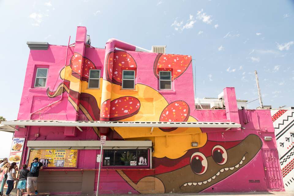 Crazy Snack Bar in Santa Monica, California