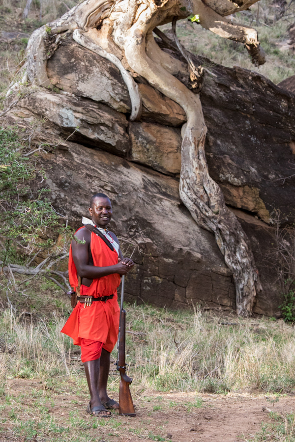Guide in Lewa, Kenya