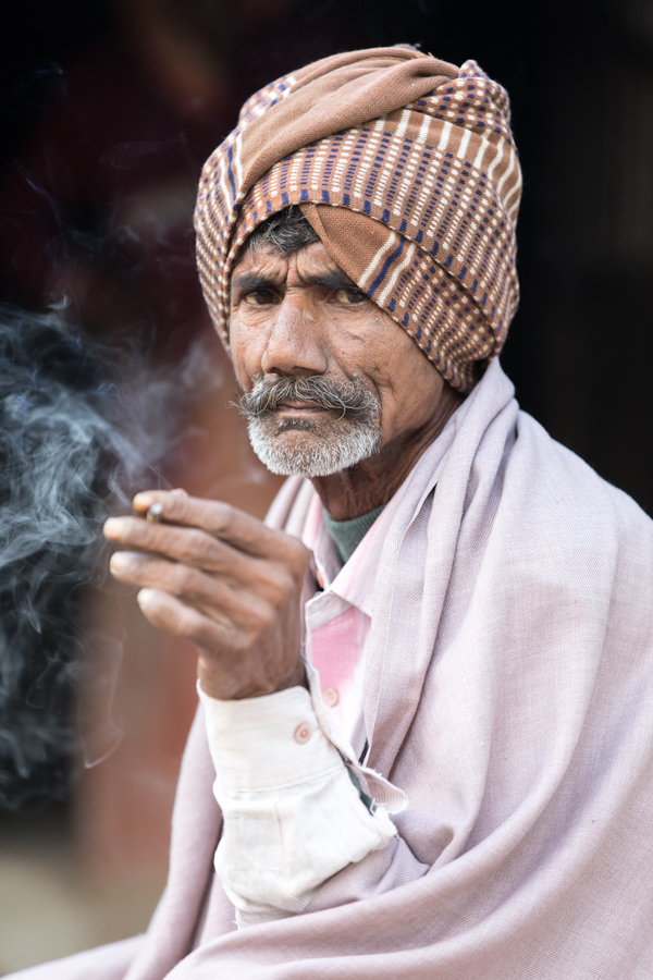 Morning in India in Dasada, India